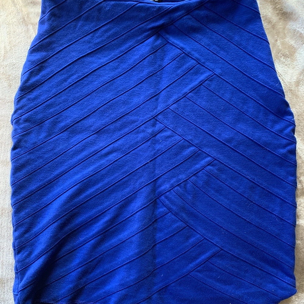 Express Cobalt Blue Skirt